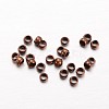 Rondelle Brass Crimp Beads KK-L134-27R-2