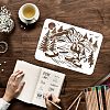 Plastic Reusable Drawing Painting Stencils Templates DIY-WH0202-256-3