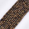 Natural Tiger Eye Beads Strands X-G-S354-50-1