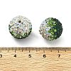 Gradient Color Design Polymer Clay Rhinestone Beads CLAY-NH0001-03A-3