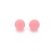 Opaque Acrylic Beads PAB702Y-B01-05-7