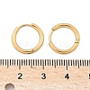 Ion Plating(IP) 304 Stainless Steel Huggie Hoop Earrings X-EJEW-F111A-14mm-G-3
