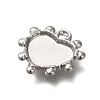 304 Stainless Steel Pendant Cabochon Settings STAS-H225-08P-2