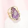 Natural Amethyst Cuff Rings GG-CBA5FCC-03G-05-2
