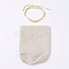 Cotton and Linen Cloth Packing Pouches ABAG-WH0016-02-2