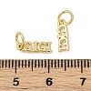 Brass Charms KK-S527-02G-B-3