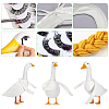 1Pc Polyester Articulated Goose Wings AJEW-WR0003-40-3