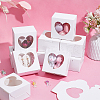 Square Kraft Paper Muffin Storage Gift Boxes CON-WH0095-95A-5
