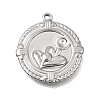 304 Stainless Steel Pendants SA-CBAF4B0-02P-03-1