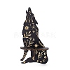 Black Hanging Wooden Crystal Display Shelf ODIS-G015-01C-1