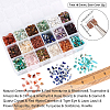  396G 18 Style Natural & Synthetic Gemstone Chip Beads G-NB0002-64-5