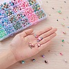 Rainbow Acrylic Imitation Pearl Beads OACR-YW0001-05-6