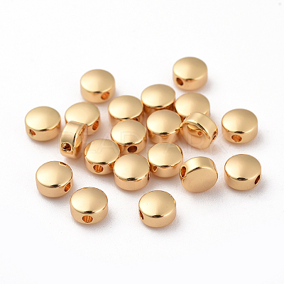 Brass Spacer Beads X-KK-T016-22G-1