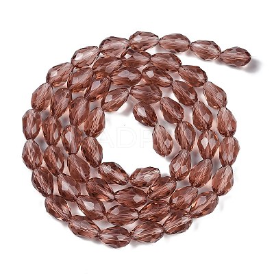Transparent Glass Beads Strands EGLA-N013-T8mm-D02-1