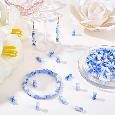 100Pcs Handmade Porcelain Beads PORC-SC0001-31-1