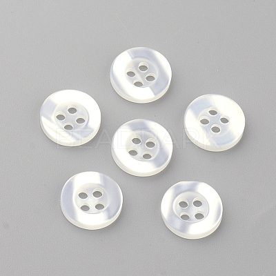 4-Hole Plastic Buttons BUTT-S020-11-12.5mm-1