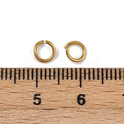 304 Stainless Steel Open Jump Rings STAS-Z137-01G-02-1
