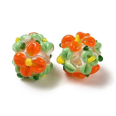 Handmade Lampwork Beads LAMP-B025-03B-12-1