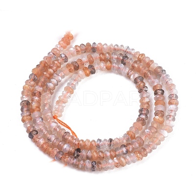 Natural Multi-Moonstone Beads Strands G-R475-002A-1
