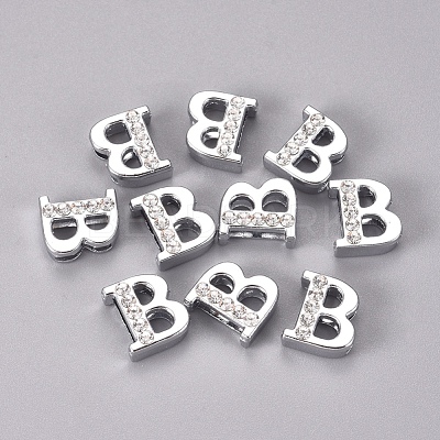 Alloy Slide Charms PALLOY-WH0066-21B-1