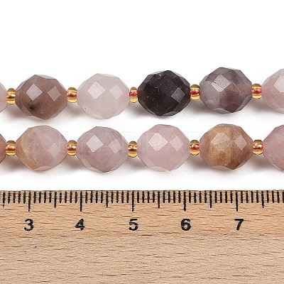 Natural Violet Strawberry Quartz Beads Strands G-N342-149I-05-1