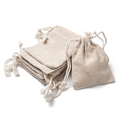 Cotton Packing Pouches Drawstring Bags LS-X-ABAG-R011-8x10-1