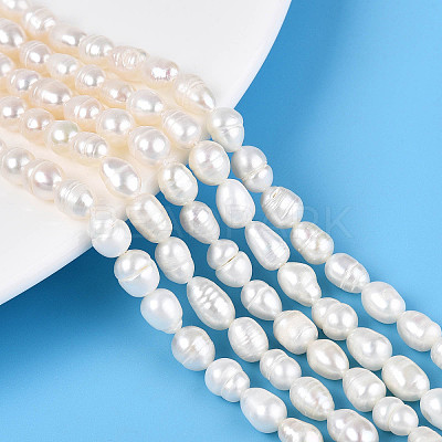 Natural Cultured Freshwater Pearl Beads Strands PEAR-N012-05B-01-1