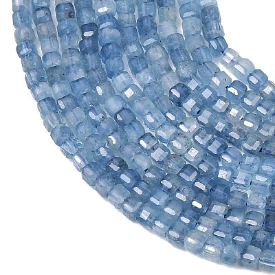 Natural Devil Blue Aquamarine Beads Strands G-B175-C02-2x2mm-1