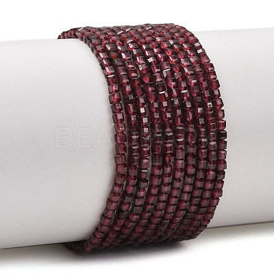 Grade A Natural Garnet Beads Strands G-P457-B01-39-1