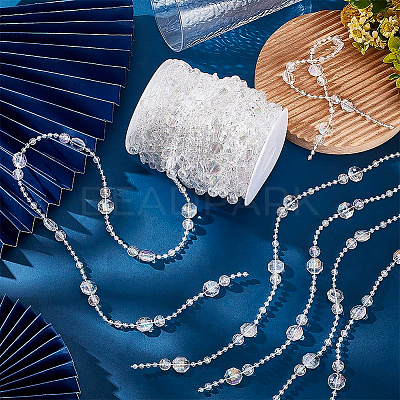 Acrylic Crystal Garlands Strands DIY-WH0304-485-1