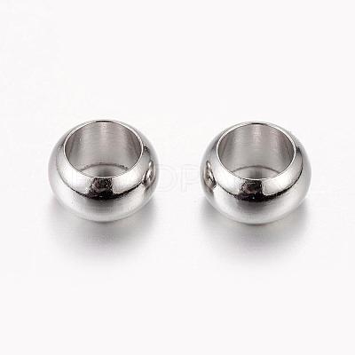 Brass European Beads OPDL-M001-01P-1