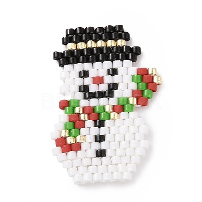 Handmade MIYUKI Japanese Seed Loom Pattern Seed Beads PALLOY-MZ00059-06-1