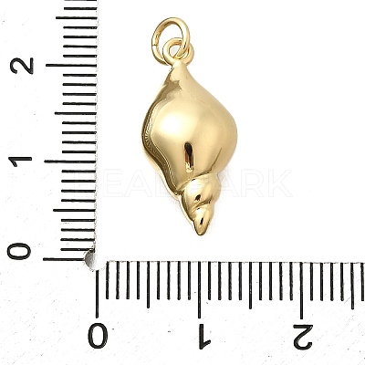Brass & ABS Imitation Pearl Pendants X-KK-D339-18G-1