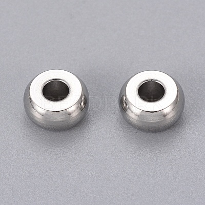 Tarnish Resistant 304 Stainless Steel Beads STAS-E036-7-1