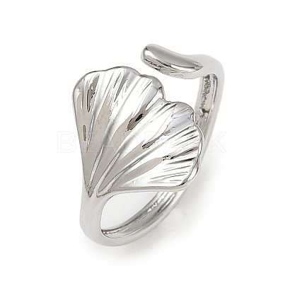 Brass Adjustable Cuff Rings for Women RJEW-B132-01B-G-1