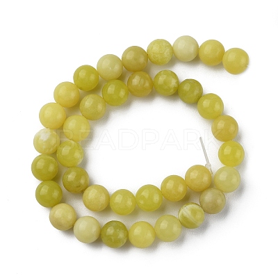Natural Lemon Jade Beads Strands G-G0003-C02-A-1