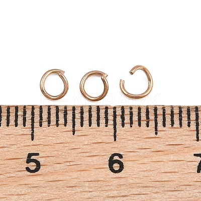 304 Stainless Steel Open Jump Rings STAS-M235-02A-RG-1