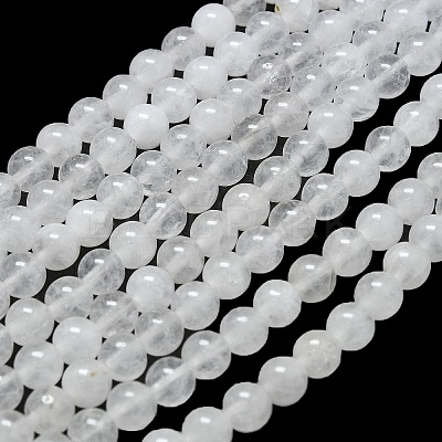 Natural Malaysia Jade Beads Strands G-L645-B01-4mm-01-1