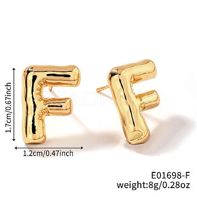 Brass Stud Earrings UV9543-6-1