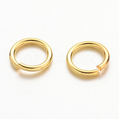 Brass Open Jump Rings JRC7MM-G-1