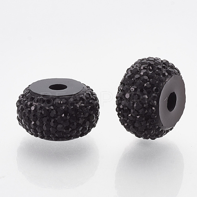 Resin Rhinestone Beads RESI-T020-01F-01-1
