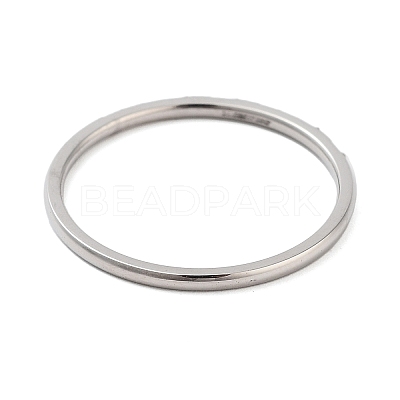 304 Stainless Steel Micro Pave Clear Cubic Zirconia Finger Rings RJEW-B068-01C-P-1