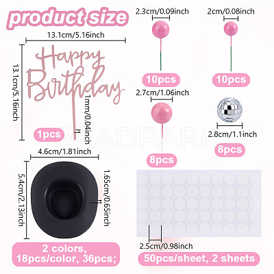 Cake Decoration Sets AJEW-NB0006-45-1