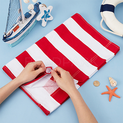 Stripe Chair Cloth Canvas AJEW-WH20002-25A-01-1