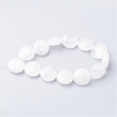 Natural Quartz Crystal Bead Strands G-R405-16mm-04-1