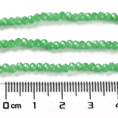 Baking Paint Imitation Jade Glass Bead Strands LS-DGLA-A034-J2MM-A10-1