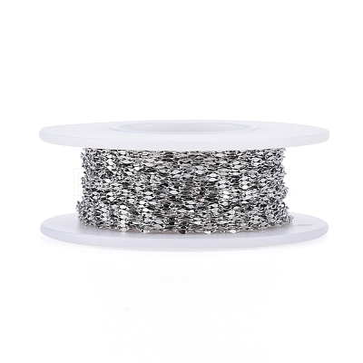 Tarnish Resistant 304 Stainless Steel Dapped Chains CHS-F011-15A-P-1