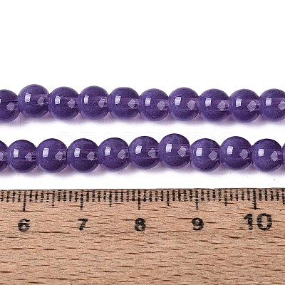 Transparent Glass Imitation Cat Eye Beads Strands GLAA-Q110-01A-03-1
