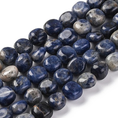 Natural Sodalite Beads Strands G-G146-A03-02-1