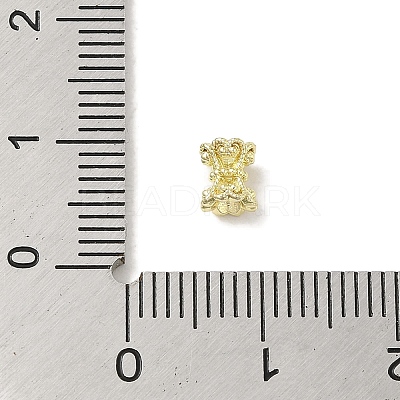 Brass Spacer Beads KK-K371-22A-G-1